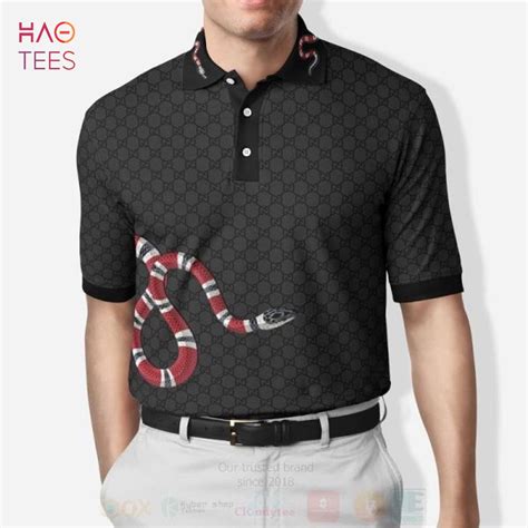 cheap striped gucci polo with snake|white gucci shirt with snake.